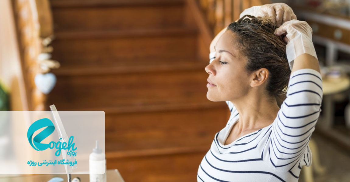 رنگ کردن موها در خانه