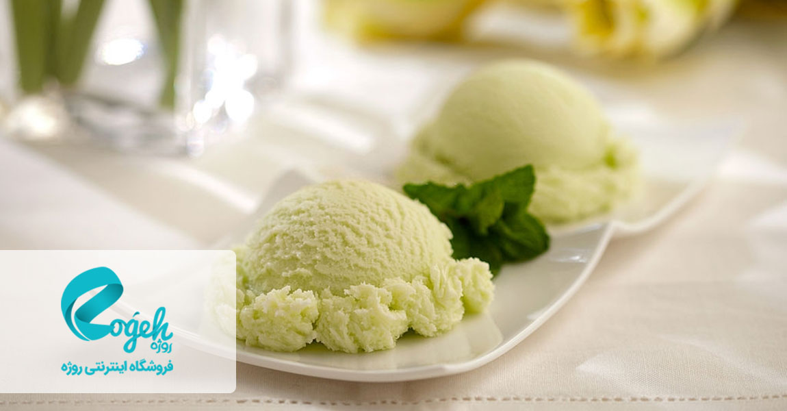 طرز تهیه بستنی خانگی چای سبز