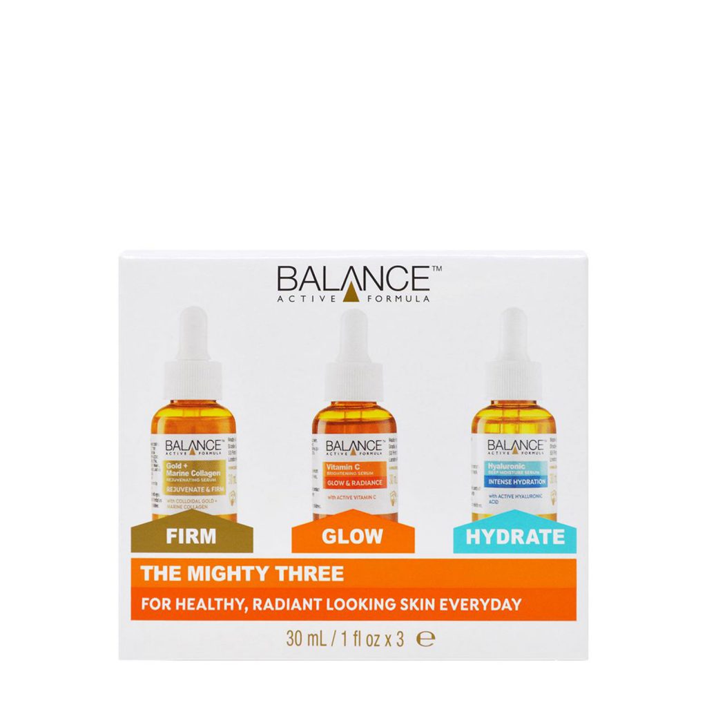 پک پوستی ۳ عددی روشن کننده، آبرسان و جوانساز بالانس