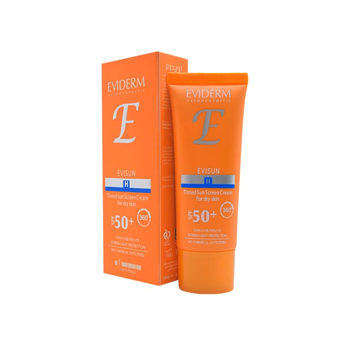 کرم ضد آفتاب رنگی SPF50 اوی سان پوست خشک اویدرم