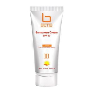 کرم ضد آفتاب رنگی SPF50 بتیس