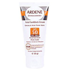 کرم ضد آفتاب SPF 50 آردن