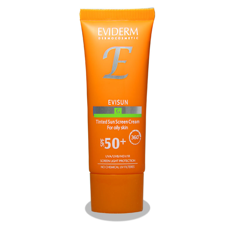 کرم ضد آفتاب رنگی SPF50 اوی سان پوست چرب اویدرم