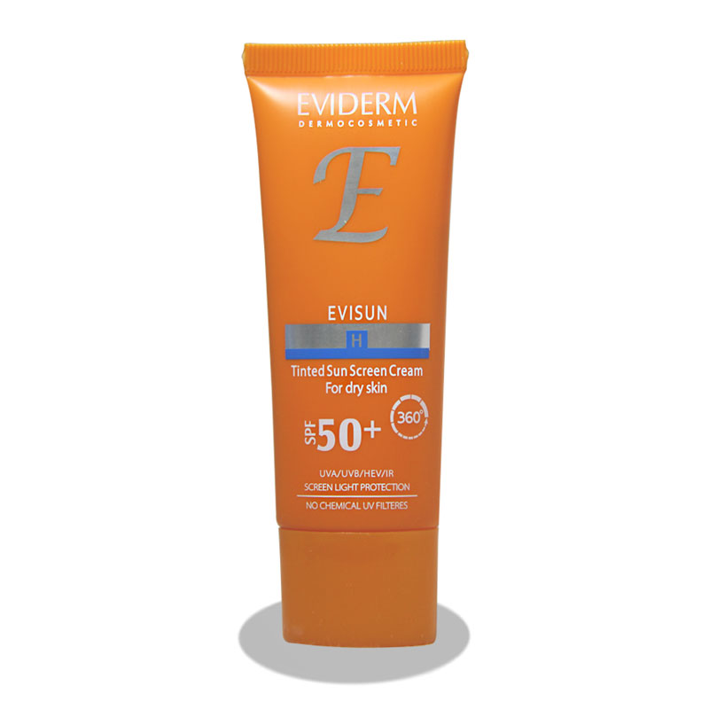 کرم ضد آفتاب رنگی SPF50 اوی سان پوست خشک اویدرم