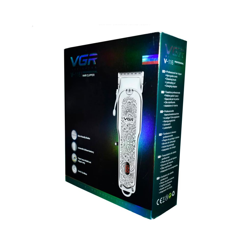 ماشین اصلاح موی سر و صورت وی جی ار مدل V-116