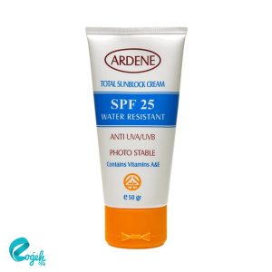 کرم ضد آفتابSPF 25 آردن