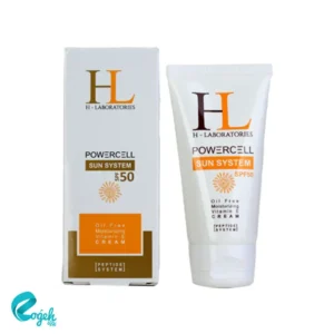 کرم ضدآفتاب بدون رنگ اچ ال ۵۰ میل