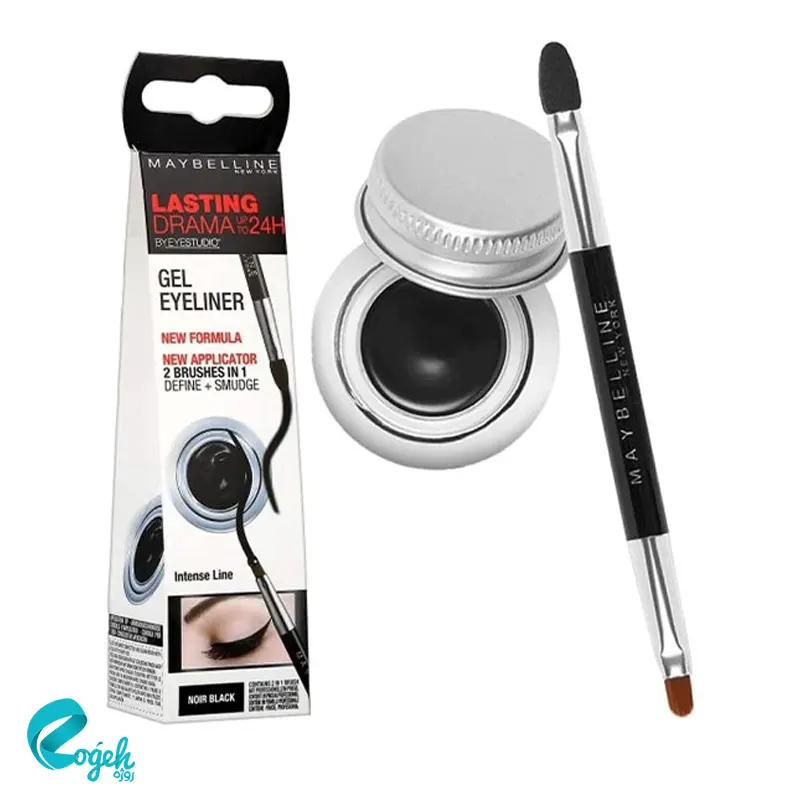 خط چشم ژلی کاسه ای میبلین مدل Lasting Drama