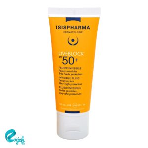 فلوئید ضد آفتاب spf50 مدل Invisible آیسیس فارما