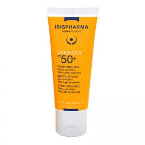 فلوئید ضد آفتاب spf50 مدل Invisible آیسیس فارما