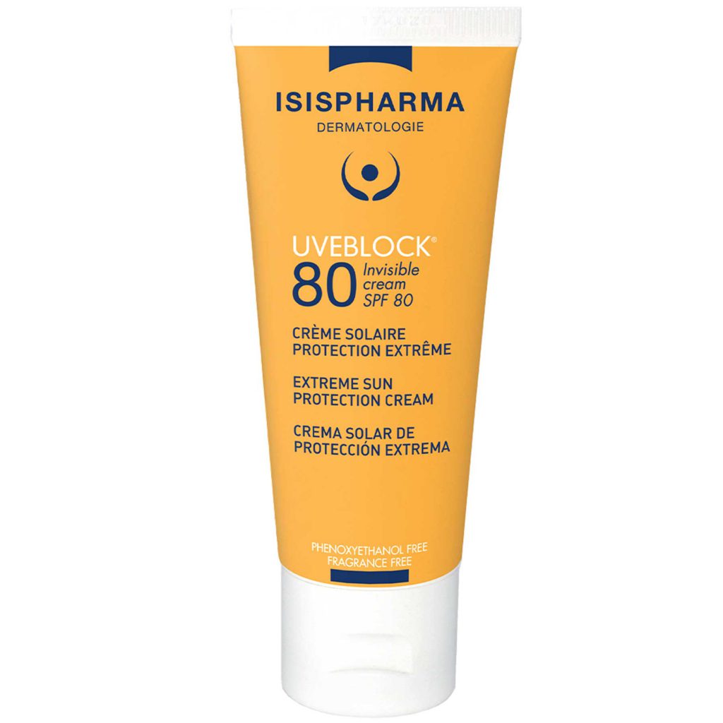 کرم ضد آفتاب spf80 آیسیس فارما