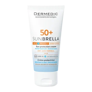 کرم ضد آفتاب پوست نرمال و خشک spf50 sunbrella درمدیک