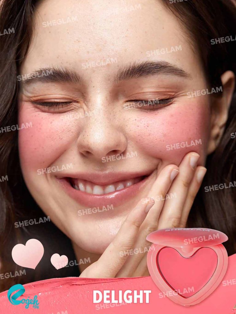 رژ گونه کرمی قلبی شیگلم Playing Cupid Cream Blush