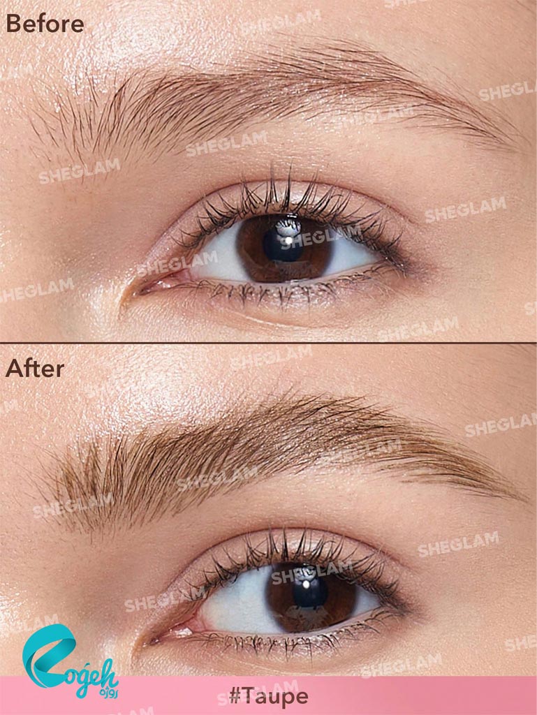 ماژیک ابرو و براش زاویه‌دار شیگلم مدل Brow-Fection