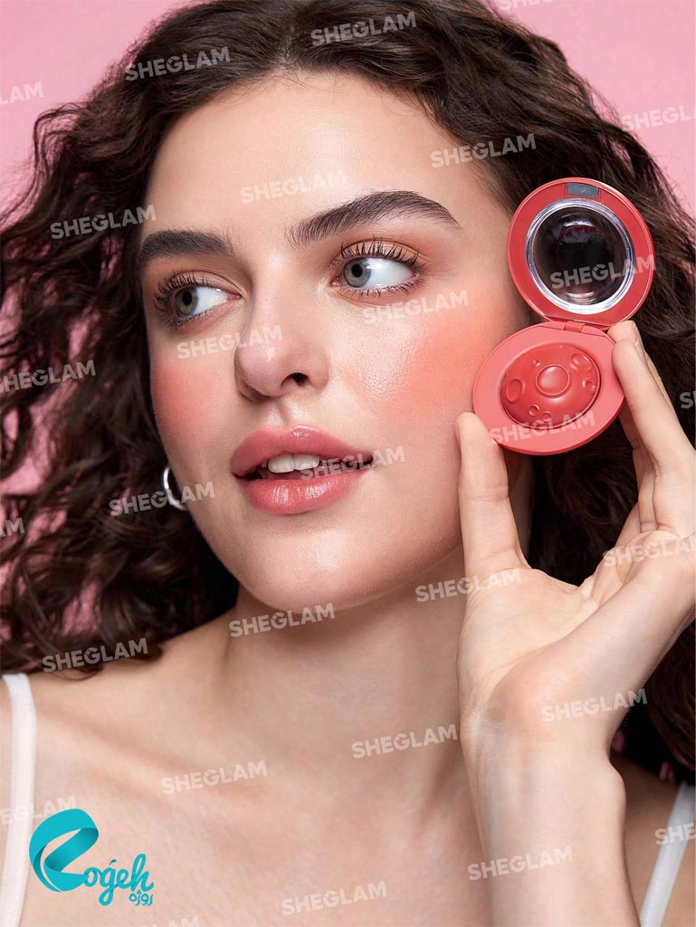 رژ گونه شیگلم مدل مدار ماه SHEGLAM Lunar Orbit Blush Ball