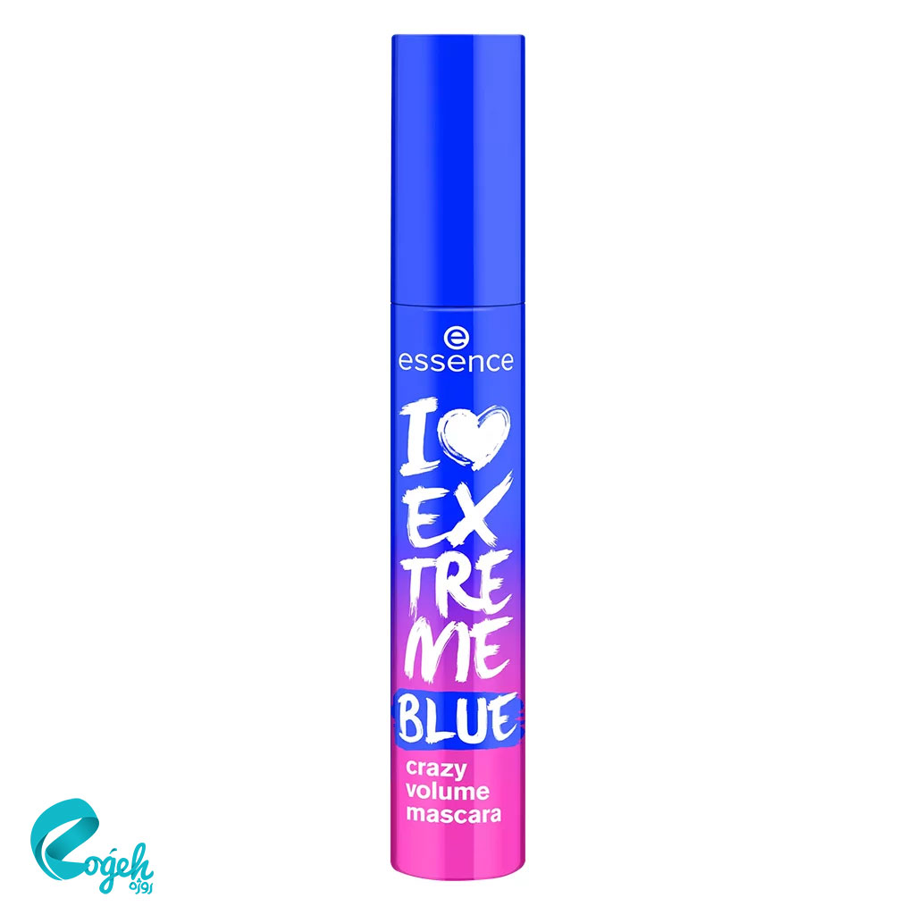 ریمل حجم‌دهنده آبی اسنس مدل I Love Extreme Blue Crazy Volume Mascara حجم 12 میل