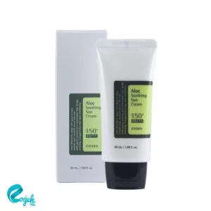 کرم ضدآفتاب آبرسان و تسکین دهنده آلوئه‌ورا کوزارکس با SPF50+/PA+++