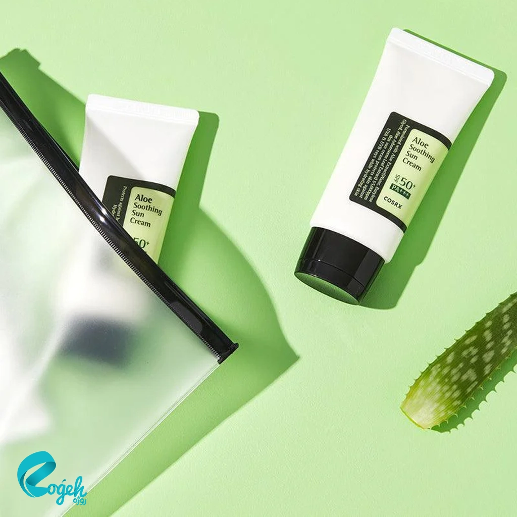 کرم ضدآفتاب آبرسان و تسکین دهنده آلوئهورا کوزارکس با SPF50+/PA+++