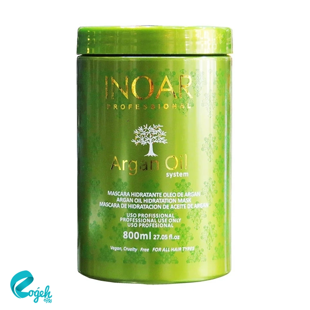 ماسک مو اینوآر مدل روغن آرگان حجم 800 میلی لیتر