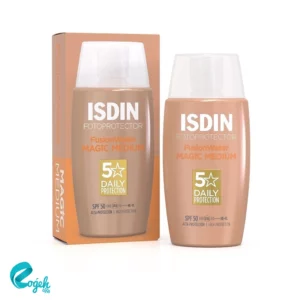 ضد آفتاب رنگی فیوژن واتر مجیک مدیوم 50 میلی‌لیتر  ISDIN SPF 50