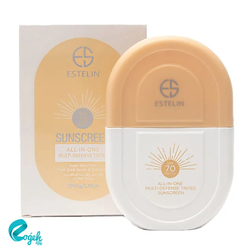 کرم ضد آفتاب PA+++ spf 70 استیلن مدل آل این وان 50 میل