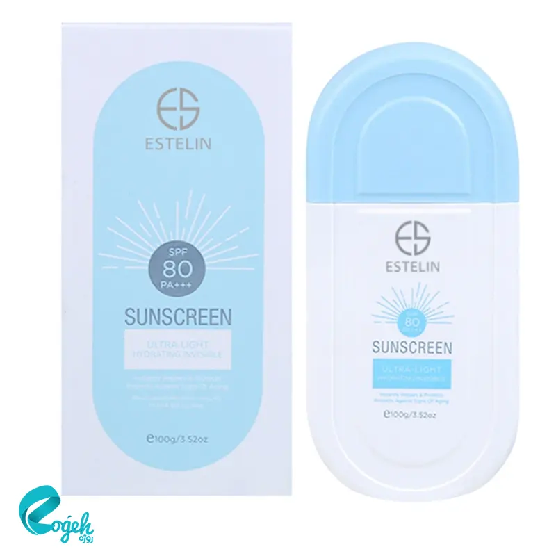 کرم ضد آفتاب بی رنگ PA+++ SPF 80 استیلن