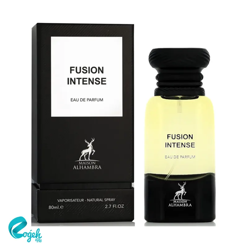 ادوپرفیوم مردانه الحمبرا مدل Fusion Intense حجم 100 میل
