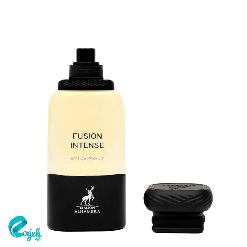 ادوپرفیوم مردانه الحمبرا مدل Fusion Intense حجم 100 میل