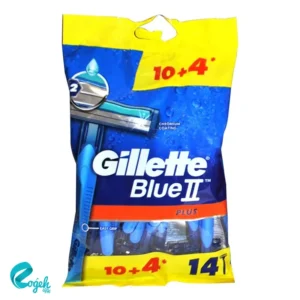 تیغ اصلاح بلو 2 پلاس ژیلت 14 عددی