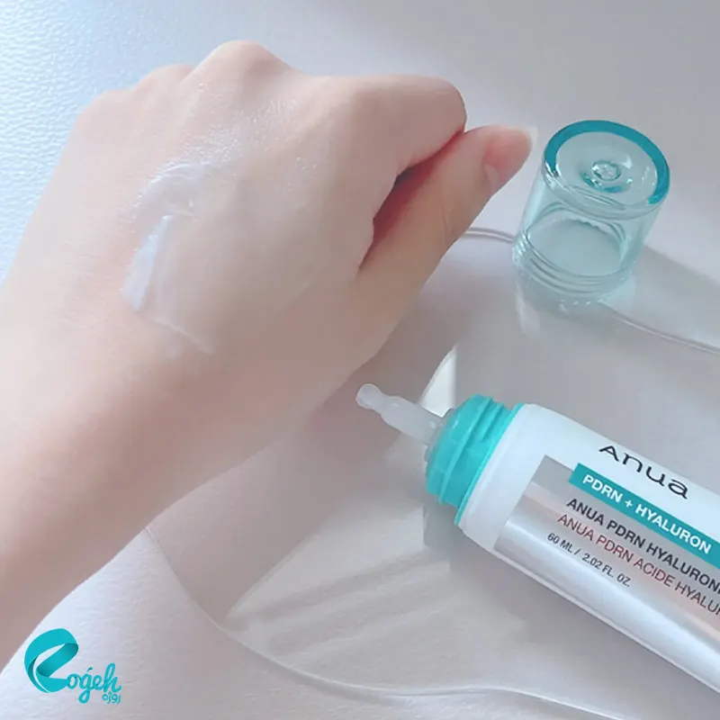 کرم آبرسان هیالورونیک اسید و Pdrn 100  آنوا 60 میل