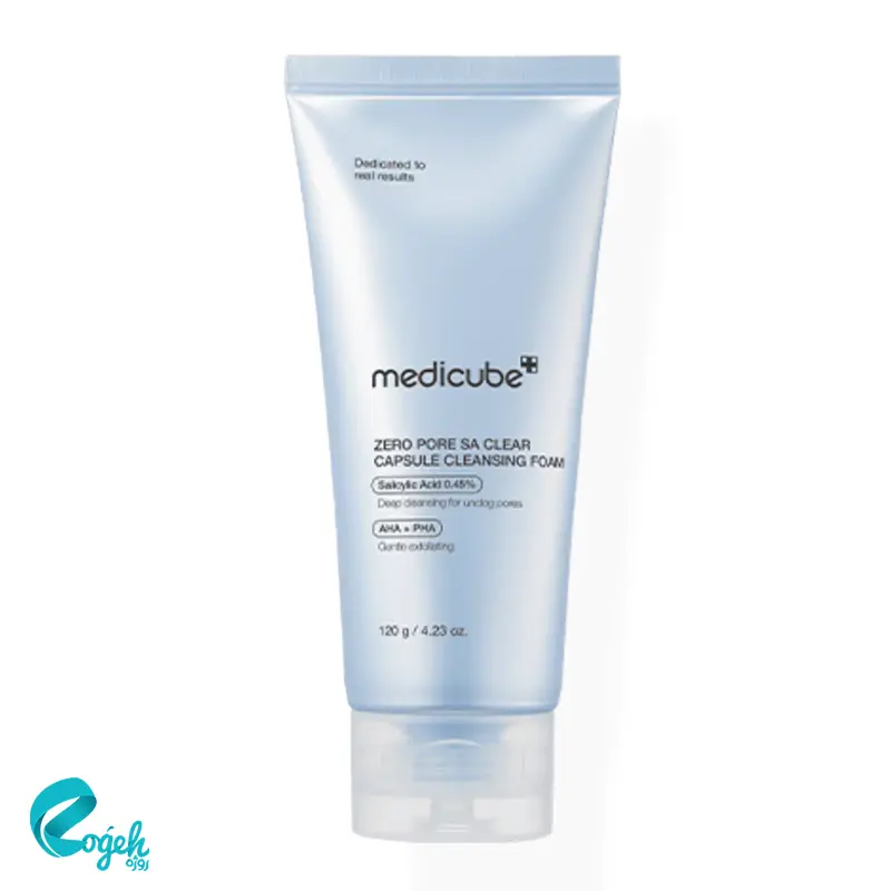 فوم شوینده کپسولی سالیسیلیک اسید مدی کیوب ۱۲۰ گرم