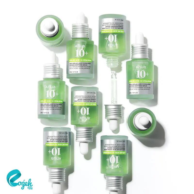 سرم آزلائیک اسید 10+ و هیالورون آنوا 30 میل