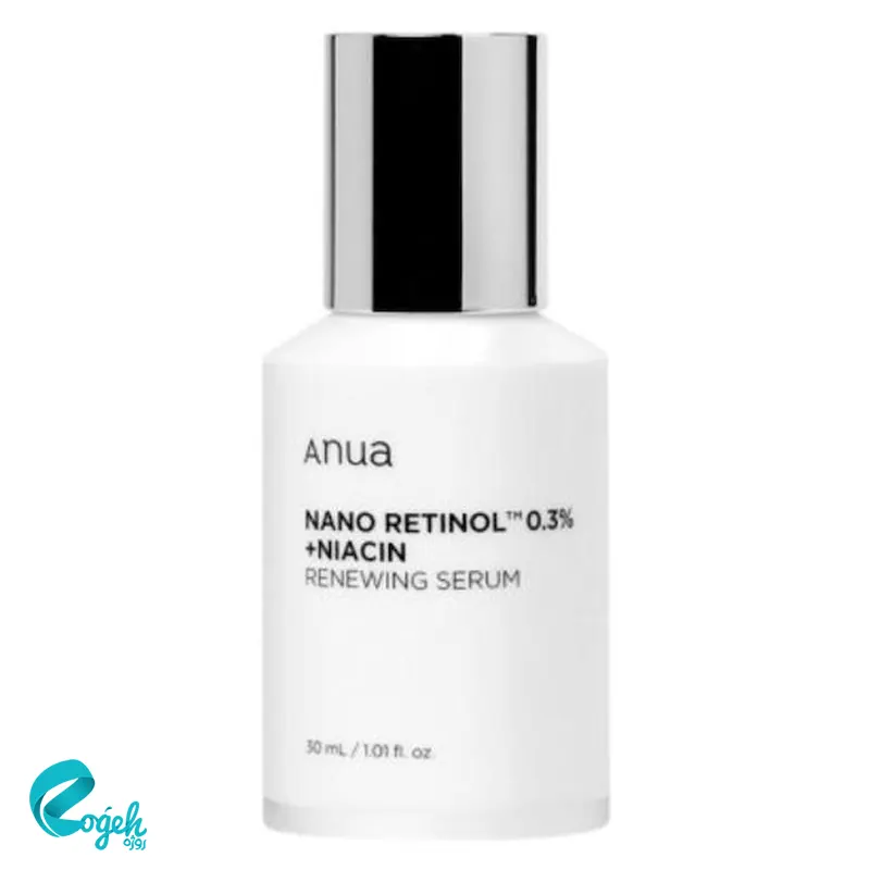 سرم ضدچروک روشن کننده رتینول ۰/۳ ٪ و نیاسین آنوا 30 میل