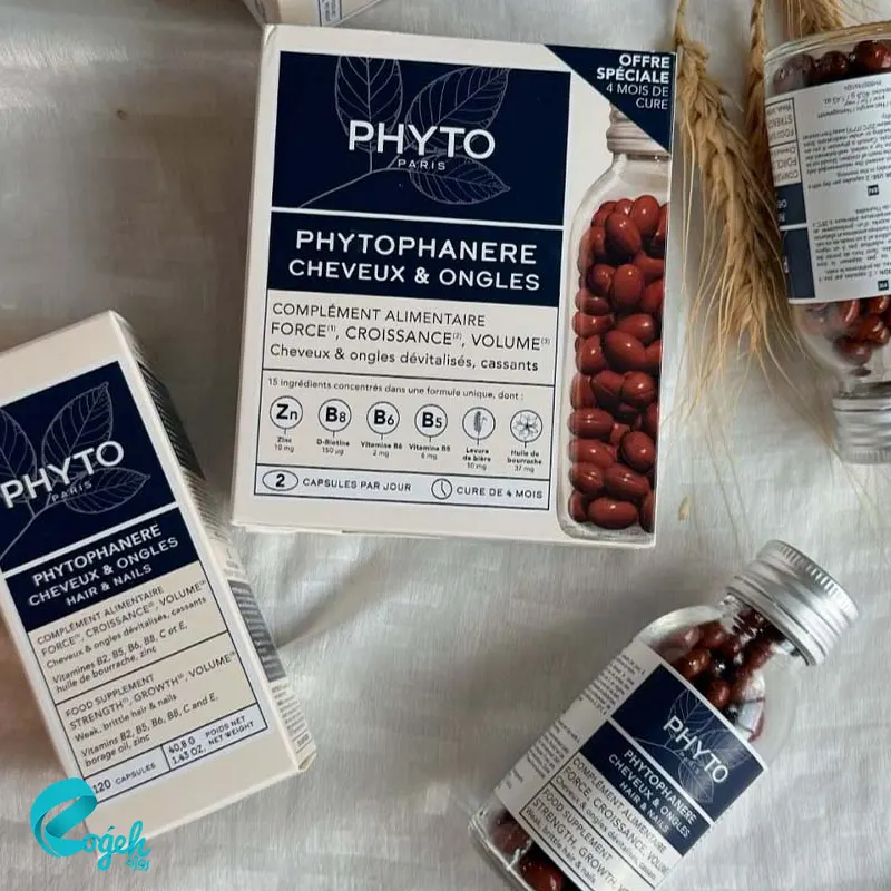 قرص تقویت کننده مو و ناخن فیتو فانر (120 عددی)