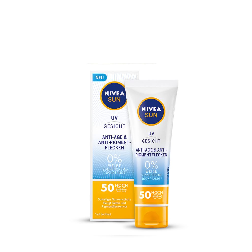 کرم ضد آفتاب و ضد چروک فاقد رنگ SPF50 نیوا