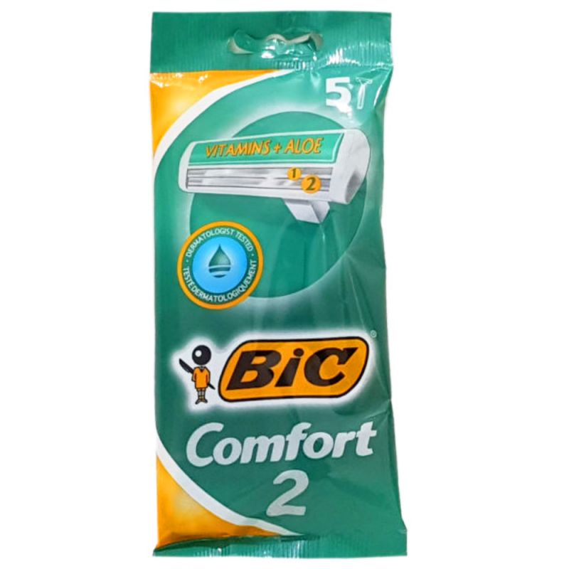 خودتراش 2 تیغه صابون دار بیک مدل Comfort