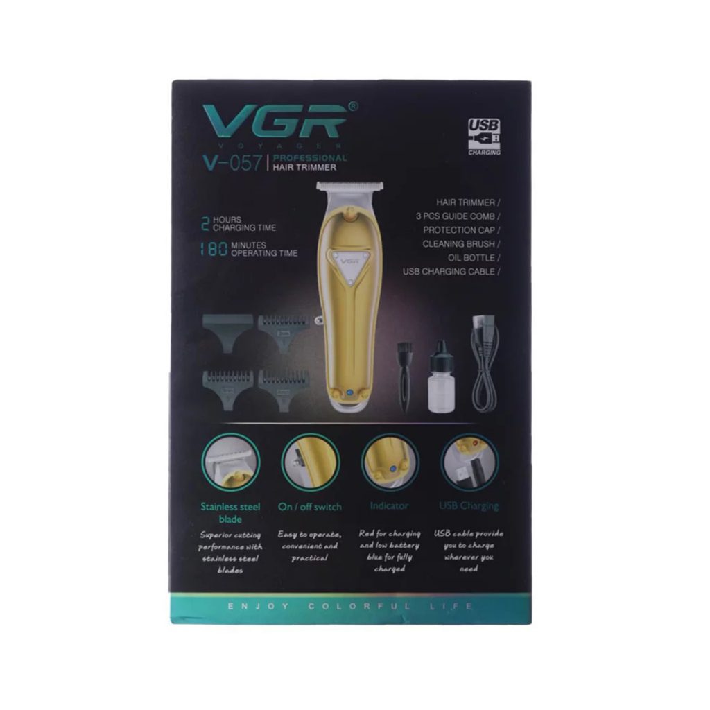 ماشین اصلاح موی سر و صورت وی جی ار مدل V-057