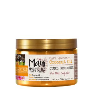 ماسک مو روغن نارگیل مدل Maui Curl Quench مائویی برای موهای فر