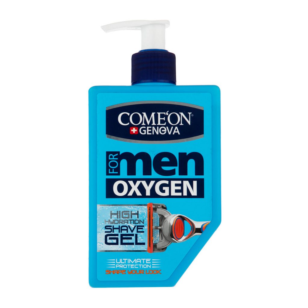 ژل اصلاح آبرسان مردانه کامان مدل Oxygen