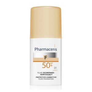 کرم پودر مایع همراه با SPF50+ فارماسریز