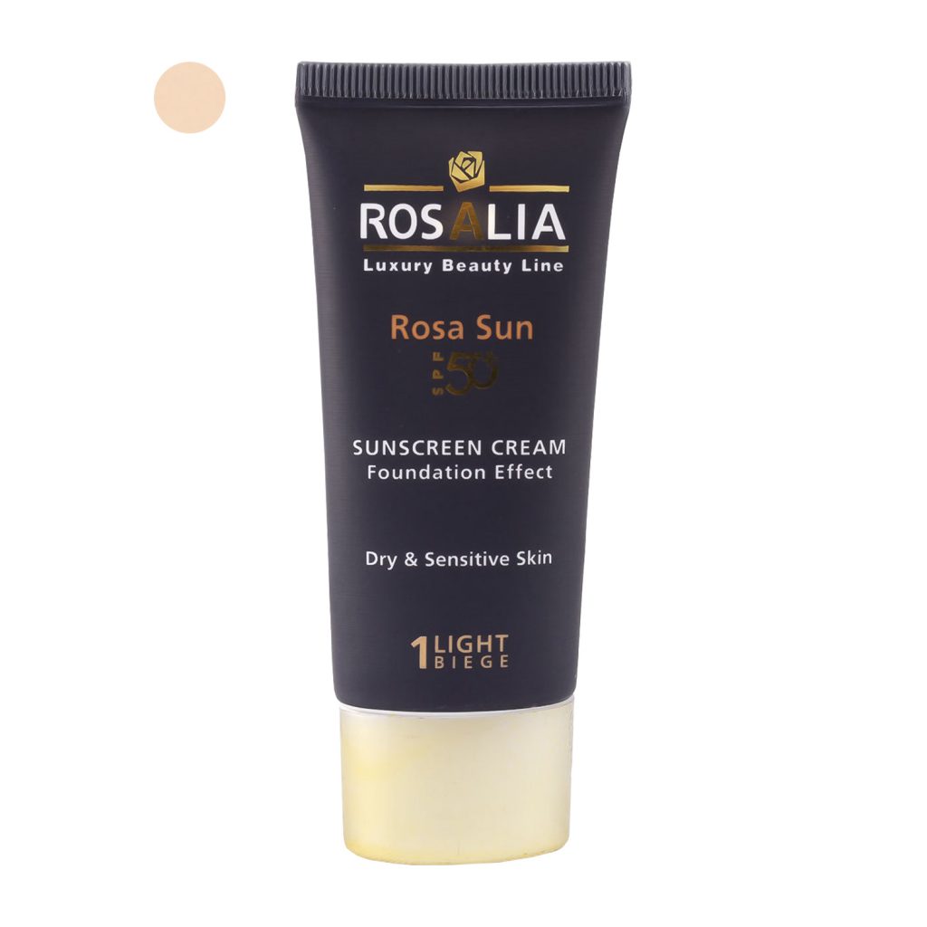 ضد آفتاب پوست خشک رزالیا مدل Rosa Sun SPF50