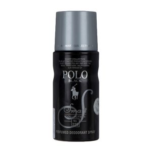 اسپری بدن مردانه مدل Polo Black اسمارت کالکشن