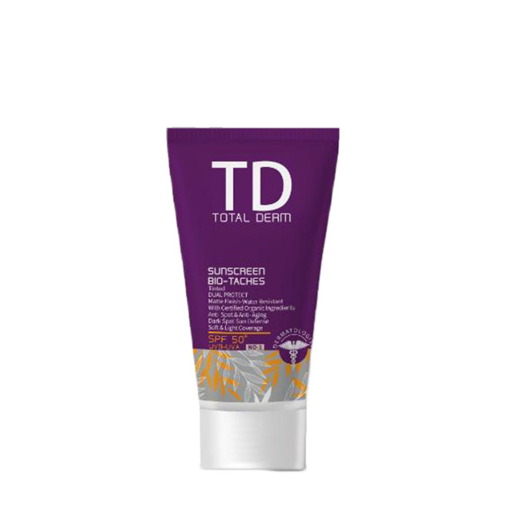 کرم ضدآفتاب رنگی Total Derm شماره 1