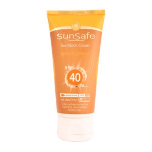 کرم ضد آفتاب برنزه کننده SPF40 سان سیف