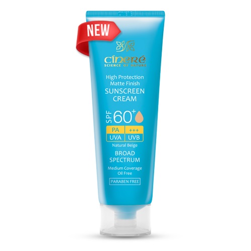 کرم ضد آفتاب رنگی +SPF60 سینره