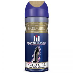 اسپری دئودورانت زنانه پلی هات مومنت مدل Carolina Herrera Good Girl