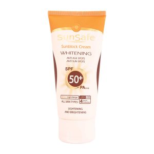 کرم ضد آفتاب روشن كننده SPF50 سان سیف