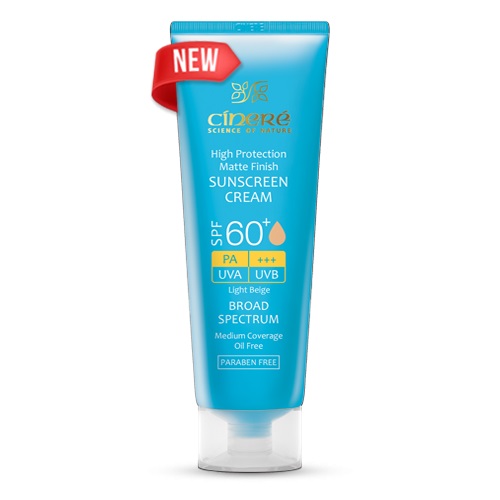 کرم ضد آفتاب رنگی +SPF60 سینره