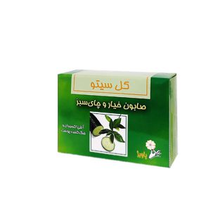 صابون خیار و چای سبز گل سیتو